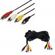 Аудио /видео шнур 4 RCA - 4 RCA B 7m