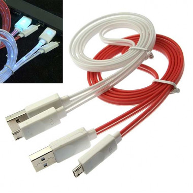 Шнур для мобильных устройств USB to MicroUSB light line1m