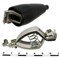 Зажим,крокодил 8-0049 black