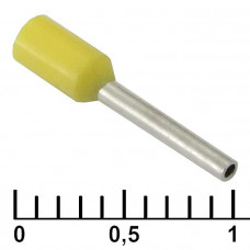 Наконечник на кабель DN00308 yellow (0.8x8mm)