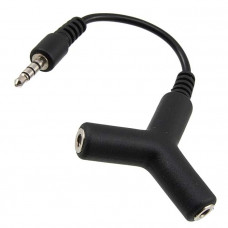 Переходной разъем DC3.5 M to F*2 "Y" L150mm