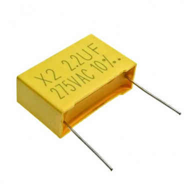 Металлопленочные конденсаторы  2.2uf 275VAC 10% (X2)