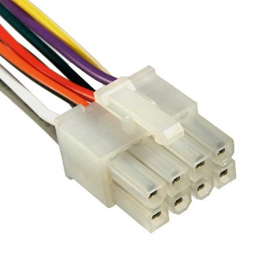 Межплатный кабель питания MF-2x4F wire 0,3m AWG20