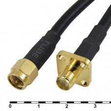 Высокочастотный  разъем SMA-J5/SMA-KF5-RG58-30