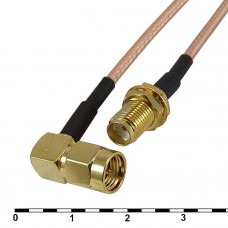 Высокочастотный  разъем SMA-JW3/SMA-KY3-RG316-30