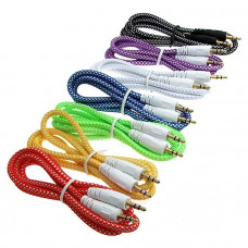 Аудио/видео шнур AUX0008 3.5mm 3pin 1m