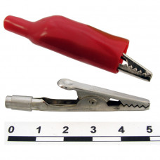 Зажим,крокодил 8-0031 red