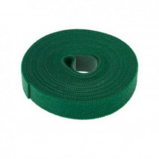 Хомут лента-липучка 5м х 20мм, зеленая