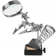 Паяльная принадлежность 12-0252 Держатель 2зажима 60мм