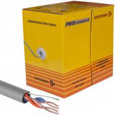 Витая пара 01-0027 U/UTP 5e PVC 2PR 24AWG 305м