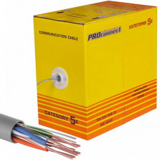 Витая пара 01-0052 U/UTP 5e PVC 4PR 24AWG 305м
