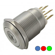 Кнопка антивандальная LAS1-GQ-11D/R on-(on)