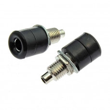 Штекер,гнездо,клемма Z031 4mm Socket BLACK