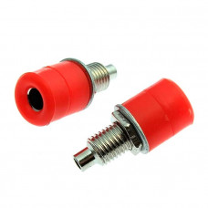 Штекер,гнездо,клемма Z031 4mm Socket RED