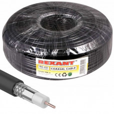 Коаксиальный кабель 01-2202 RG-6U 64% 100м(ч)