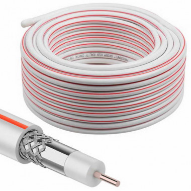 Коаксиальный кабель 01-2401-2-20 SAT 50M 75% 20м(б)
