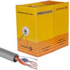 Витая пара 01-0022-3 U/UTP 5ePVC 2PR24AWG 305м