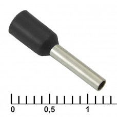 Наконечник на кабель DN01008 black (1.4x8mm)