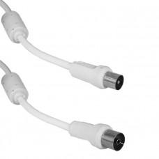 Антенный кабель ТВ гнездо - ТВ штекер, 7м