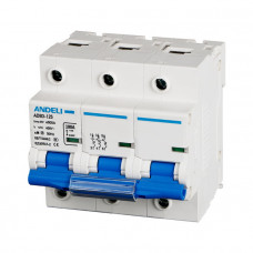 Автоматический выключатель ADB3-125 3P 63A х-ка C