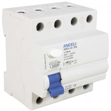 Автоматический выключатель ADB1L-63 4P 25A 30mA тип AC 6kA