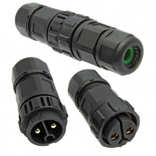 Тип - герметичный 2-x полюсный F-M разъем - сборка SZC-300-2P IP68 (250V 30A)