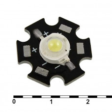 Светодиод мощный 5WR 6.5V 400-420LM 6500-7000K