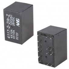 Электромагнитное реле 4117-2-2W-Z-10A-12VDC-1.0