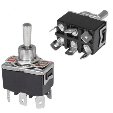 Тумблер KN3(C)-203P on-off-on