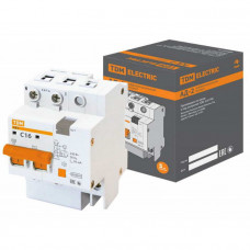 Автоматический выключатель АД-2 2Р C16 30мА 4.5кА тип АС