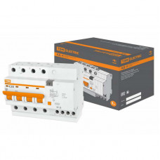 Автоматический выключатель АД-4 4Р C25 30мА 4.5кА тип АС