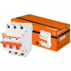 Автоматический выключатель ВА47-29 3Р 63А 4.5кА х-ка С