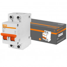 Автоматический выключатель ВА47-63 2Р 16А 4.5кА х-ка С