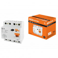 Автоматический выключатель ВД1-63 4Р 40А 100мА