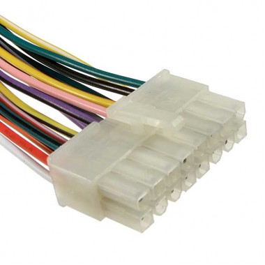 Межплатный кабель питания MF-2x8F wire 0,3m AWG20