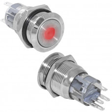 Тип переключателя - Кнопка серии LAS1-AGQ антивандальная с подсветкой LAS1-AGQ-11ZD/R/N on-on