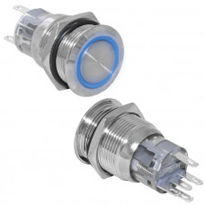 Тип переключателя - Кнопка серии LAS1-AGQ антивандальная с подсветкой LAS1-AGQ-11ZE/B/N on-on