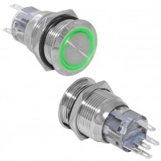 Тип переключателя - Кнопка серии LAS1-AGQ антивандальная с подсветкой LAS1-AGQ-11ZE/G/N on-on