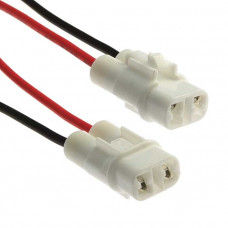 Тип - двухполюсный разъем (розетка) с проводом DJ7021-2-21 (18AWG 300mm)