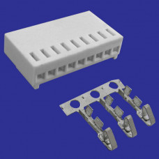Разъём питания низковольтный HU-09 pitch 2.54mm
