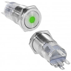 Кнопка антивандальная LAS2GQPF-11ZD/G/N on-on