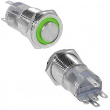 Кнопка антивандальная LAS2GQPH-11ZE/G/N on-on