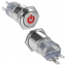 Кнопка антивандальная LAS2GQF-11DT/R/N on-(on)