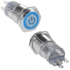 Кнопка антивандальная LAS2GQF-11ET/B/N on-(on)