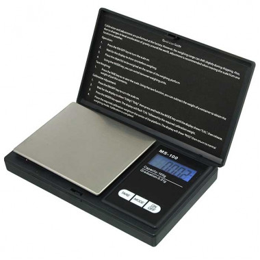 Тип - профессиональные карманные электронные весы серии MS MS-100 от 0,1 до 100 грамм