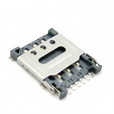 Держатель SIM-карт и карт памяти KF034 6pin 1.35H