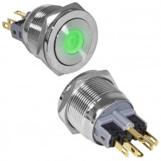 Кнопка антивандальная GQ22PF-11D/G/N on-(off)+off-(on)