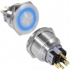 Кнопка антивандальная GQ28PF-11E/B/N on-(off)+off-(on)