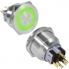 Кнопка антивандальная GQ28PF-11E/G/N on-(off)+off-(on)