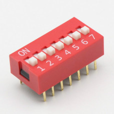 Dip переключатель SWD1-7 (DS-07) (Вдм1-7)